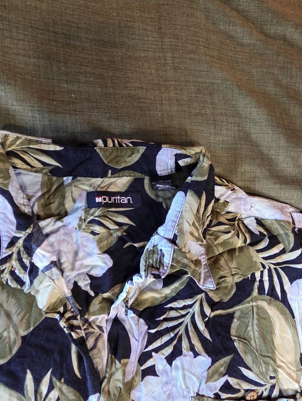 Puritan Button Down Men's Size 2XL - Picture 2 of 5
